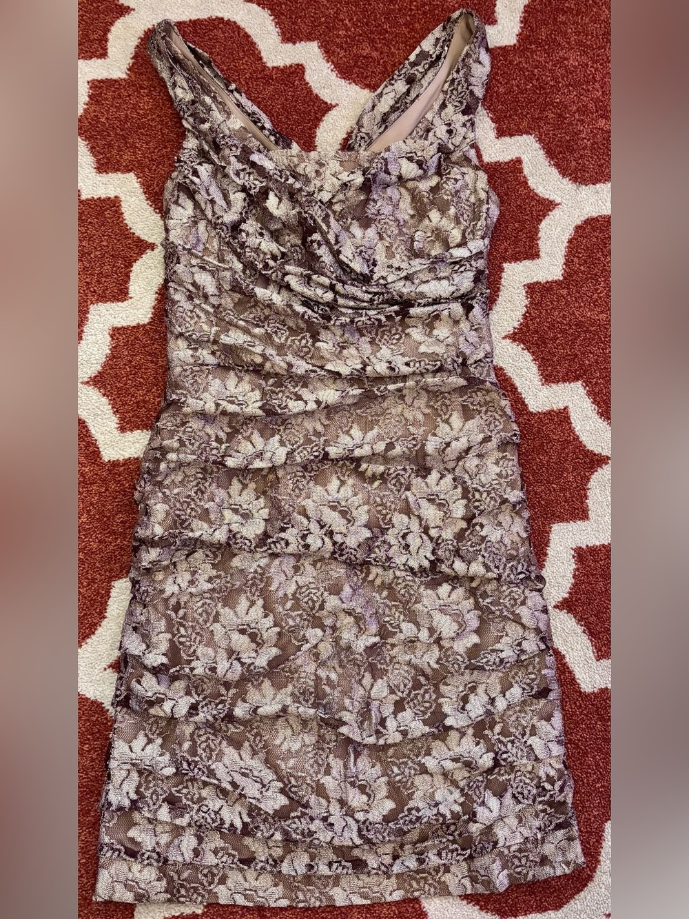 Express Sleeveless Lace Cocktail Mini Dress